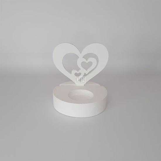 Kalpli Objeli Yuvarlak Tealight (Mumluk)