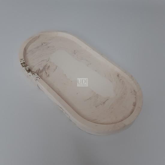 Oval Tabak (Gold Cam Kırıklı)